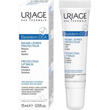 Uriage Bariederm-Cica Защитен и възстановяващ балсам за устни, 15 ml
