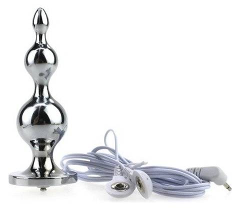 Slave4master E-Stim Beaded Butt Plug