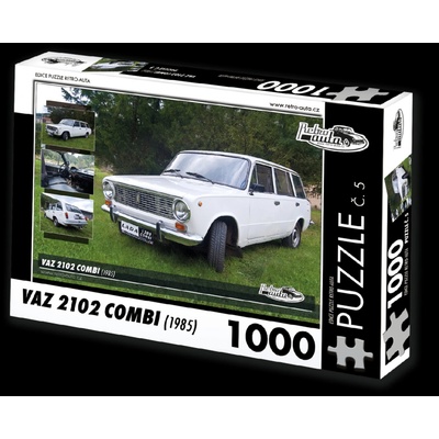 Retro-auta č. 5 VAZ 2102 Combi 1985 1000 dielov