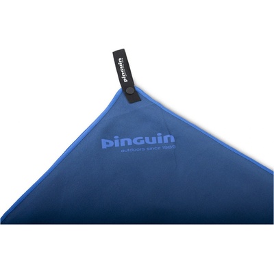Pinguin uterák Micro towel Logo 75 x 150 cm modrá