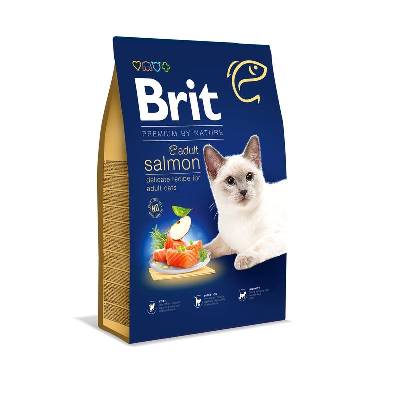 Brit Premium by Nature Cat Adult Salmon - 8kg