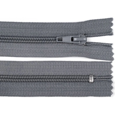 Prima-obchod Spirálový zip No 5 délka 18 cm POL, barva 319 šedá ocelová