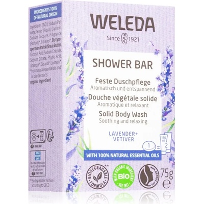 Weleda Shower Bar Lavender твърд сапун с лавандула 75 гр