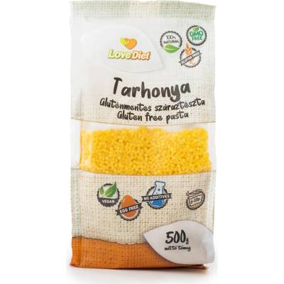 LoveDiet Bezlepkové kukuričné cestoviny tarhoňa 500 g