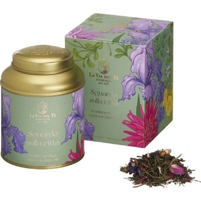 La Via del Té Sguardo sulla Cittá čaj zelený blend sypaný 100 g