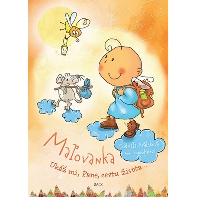 Maľovanka Ukáž mi, Pane, cestu života Maľovanka s krátkymi veršíkmi