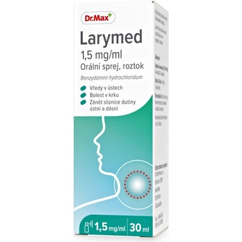 LARYMED ORP 1,5MG/ML ORM SPR SOL 1X30ML