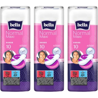 Bella Normal Maxi hygienické vložky 3 x 10 ks