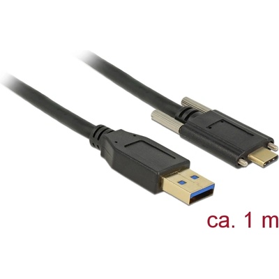 Delock SuperSpeed USB 10 Gbps (USB 3.1 Gen 2) кабел Мъжки конектор тип А Мъжки конектор USB Type-C