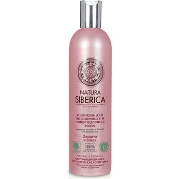 Natura Siberica šampon pro barvené a poškozené vlasy “Ochrana a lesk” 400 ml