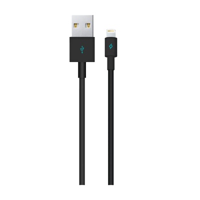 Ttec Кабел MFI AlumiCable Lightning Charge/Data Cable - Черен
