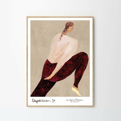 The Poster Club Plagát Blue Lady by Stine Belden Røed 50x70cm