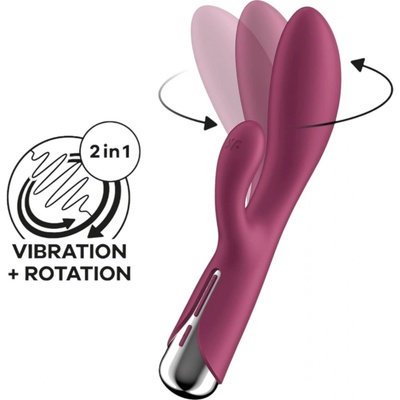 Satisfyer Spinning Rabbit 1 červený