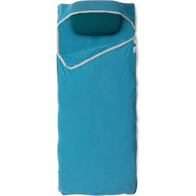 Sea to Summit Вътрешен чувал Sea to summit Breeze Lightweight Liner with Pillow Sleeve Travel sleeping bag - Cendre Blue - размер Long (515-0265-0111)