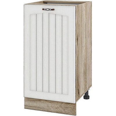 ИРИМ Долен кухненски шкаф Сити АРФ-Бяло фладер-04-28 десен 45 см