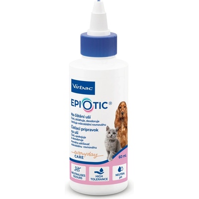 Virbac EpiOtic Ear Cleanser tekutý přípravek na péči o uši pro psy a kočky 60 ml – Hledejceny.cz