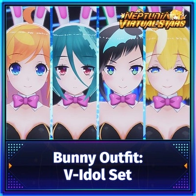 Idea Factory Neptunia Virtual Stars Bunny Outfit: V-Idol Set (PC)