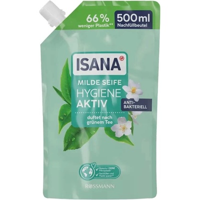 Isana tekuté mýdlo zelený čaj náhradní náplň 500 ml