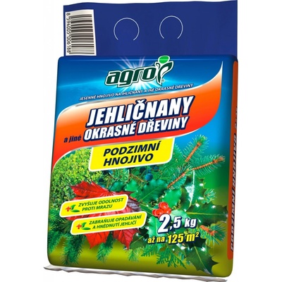 Agro CS Jesenné hnojivo na ihličnany a iné okrasné dreviny 2.5 kg