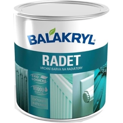 Balakryl RADET V 2029 na radiátory bílý 0,7kg – Zbozi.Blesk.cz