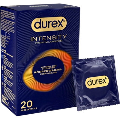 Durex Intensity ultra tenké latexové bez latexu 20 ks
