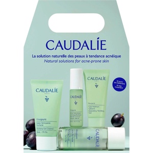 Caudalie Vinopure Комплект - Серум, Почистващ гел, Тоник и Флуид, 10 + 30 + 50 + 15 ml
