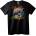 NOONEBRAND Тениска Щастлив Турист - 7XL, Black