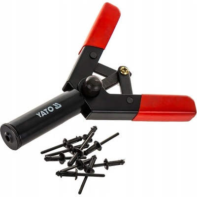 Yato Nýtovačka ruční 165 mm, plastové nýty 5;6,3;6,6 mm 41 ks YT-35970 – Sleviste.cz
