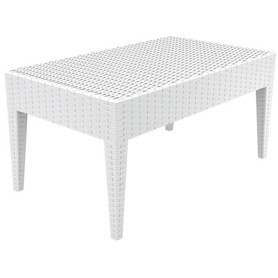 Horecano SI-Маса ратан за шезлонг 92х53хh45cm. "MIAMI" БЯЛА (855) (014217)