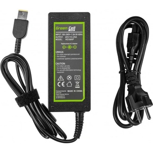 Movano Зарядно за лаптопи Lenovo, 65W / 20V / 3, 25A / правоъгълен конектор (ZZ/LEN20325Y)