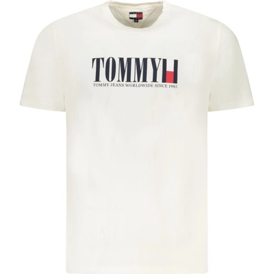 Tommy Hilfiger Мъжка тениска с къс ръкав tommy hilfiger, Размер xl, Цвят Бял (dm0dm21941_biybl)