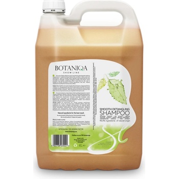 BOTANIQA Smooth Detangling Shampoo pro dlouhosrsté psy 4000 ml