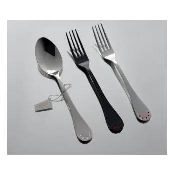 Herdmar (Португалия) Комплект прибори HERDMAR ROCCO с червени кристали SWAROVSKI - 24 части (Herdmar 089-3024-SV00-E16)