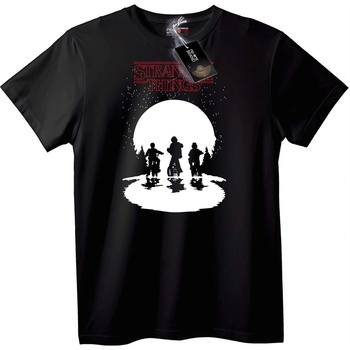 NOONEBRAND Тениска Stranger Things Луна - 6XL, Black