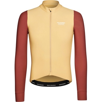 Pas Normal Studios Mechanism Long Sleeve Jersey Camel Maroon