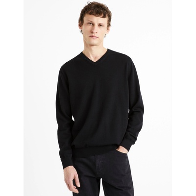 Celio Черен мъжки пуловер Celio Decotonv Celio | Cheren | МЪЖЕ | S