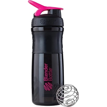 BlenderBottle Sport Mixer Blender 830 ml / Различни цветове [830 мл] Черен с розова капачка