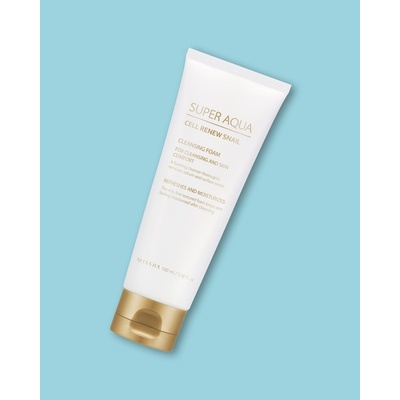 Missha Super Aqua Cell Renew Snail Cleansing Foam čistiaca pena so slimačím extraktom 100 ml