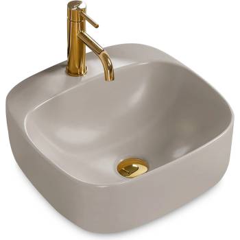 Image 1 of Rea Умивалник за плот Rea Luiza 42 Light Grey MAT (REA-U9610)