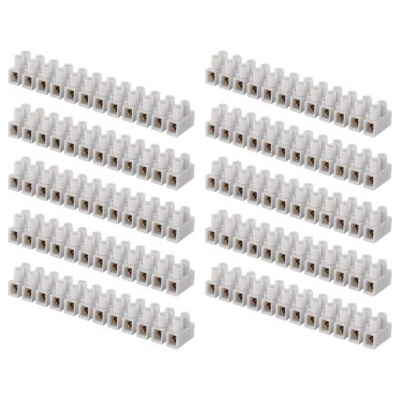 EMOS Svorkovnica 12×4,0 mm biela, 10ks A4005