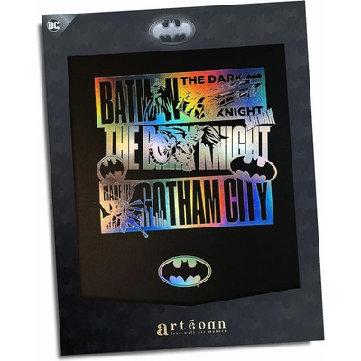 Artéonn Sběratelský plakát Batman Gotham City holografický, Batman