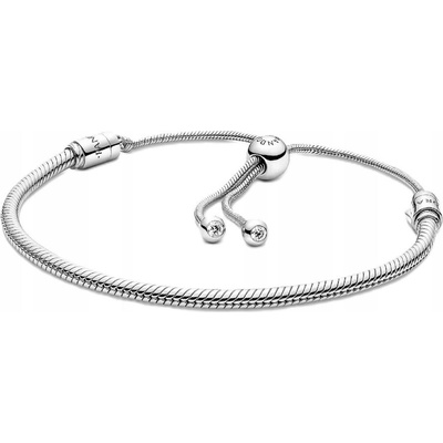 Pandora Stříbrný náramek s posuvným zapínáním Hádek 599652C01-2