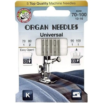 JEHLY ORGAN 130/705H JEANS ECO - 5 KS MIX (3x90,2x100) – Zboží Dáma