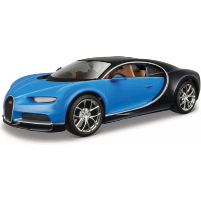 Maisto Bugatti Chiron modré assembly line 1:24