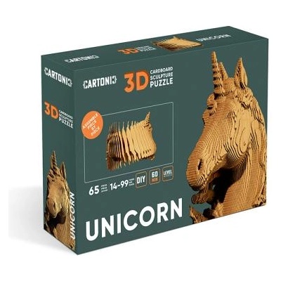 Cartonic Картонен 3d пъзел Еднорог (cartuni)
