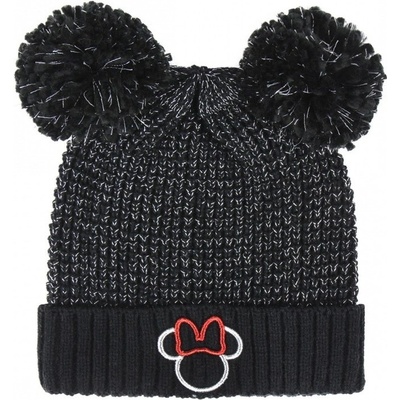 Detská zimná čiapka s aplikáciami MINNIE MOUSE