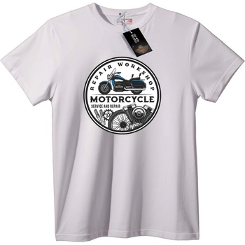 NOONEBRAND Тениска Motorcycle работилница за ремонт - 2XL, Black
