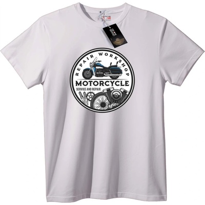 NOONEBRAND Тениска Motorcycle работилница за ремонт - 2XL, Black