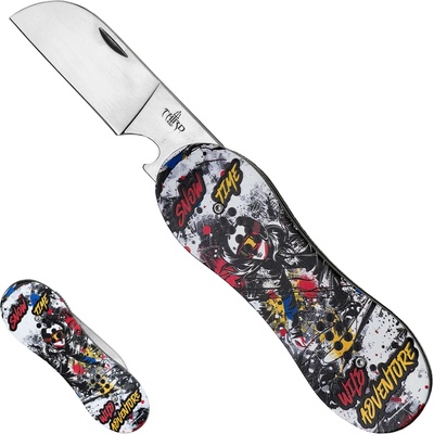 Amont Zavírací nůž SNOWBOARĎÁCI s otvírákem TH-N119C vícebarevný