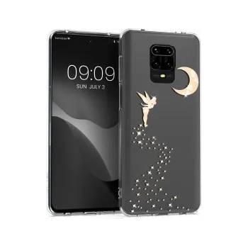 kwmobile Прозрачен калъф с дизайн фея за Xiaomi Redmi Note 9S / 9 Pro / 9 Pro Max - розов